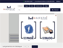 Tablet Screenshot of majesticimobiliaria.com
